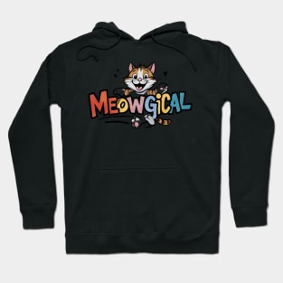 Meowgical | Cat Loving Vibes | T Shirt Design Hoodie